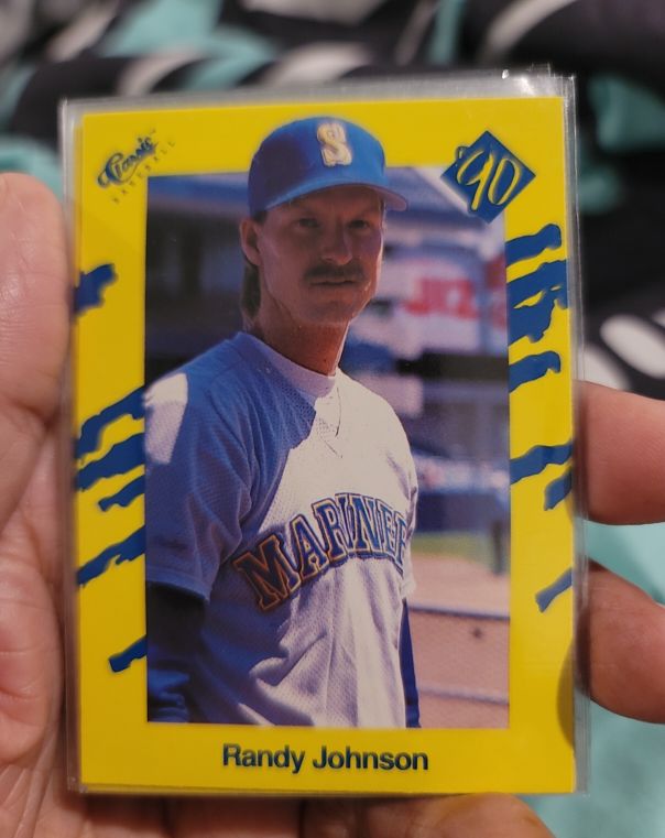 1990 Classic Yellow #T22 Randy Johnson — front