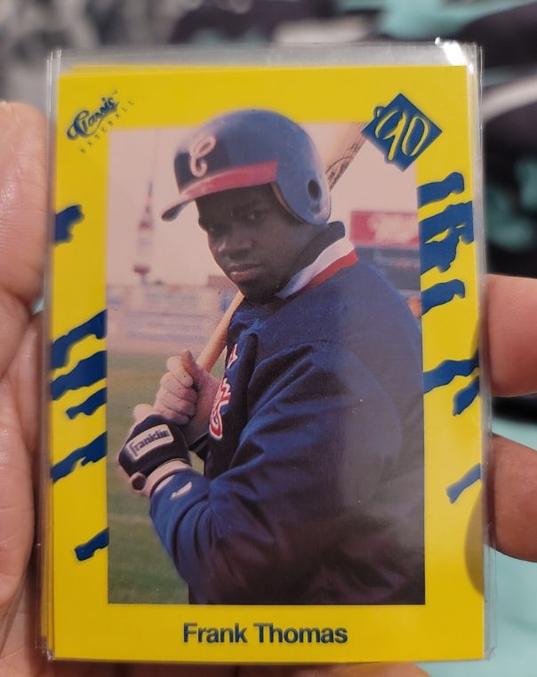 1990 Classic Yellow #T93 Frank Thomas — front