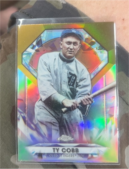 2022 Topps Chrome Update #DGC-34 Ty Cobb Diamond Greats — front