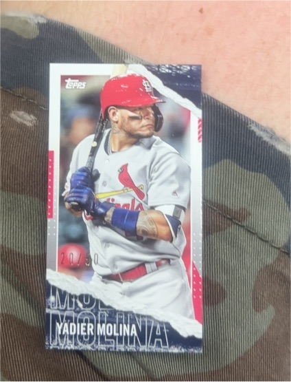 2020 Topps Rip #M-20 Yadier Molina — front