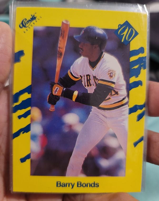 1990 Classic Yellow #T68 Barry Bonds — front
