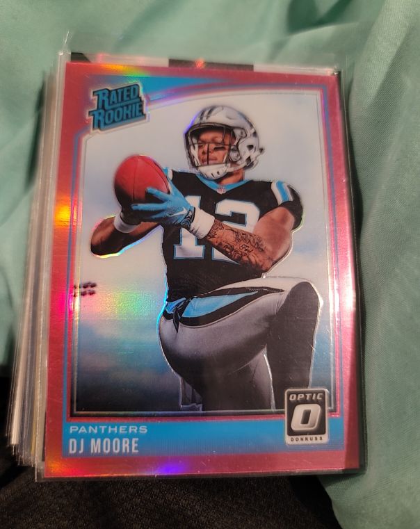 2018 Donruss Optic #166 DJ Moore — front