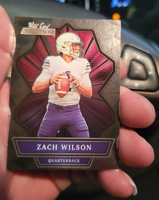 2021 Wild Card Alumination #ABC-5 Zach Wilson — front