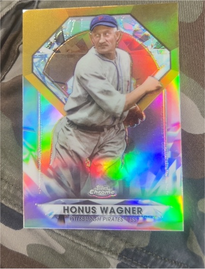 2022 Topps Chrome Update #DGC-42 Honus Wagner Diamond Greats — front