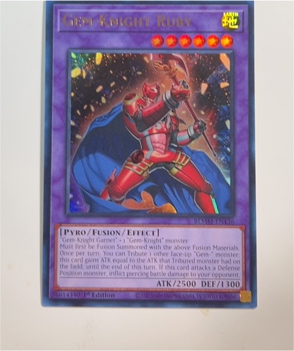 2011 Yu-Gi-Oh! #HA05-EN019 Gem-Knight Ruby — front