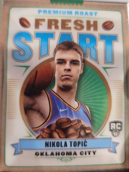2024-25 Topps Chrome Fresh Start #FS-9 Nikola Topić — front