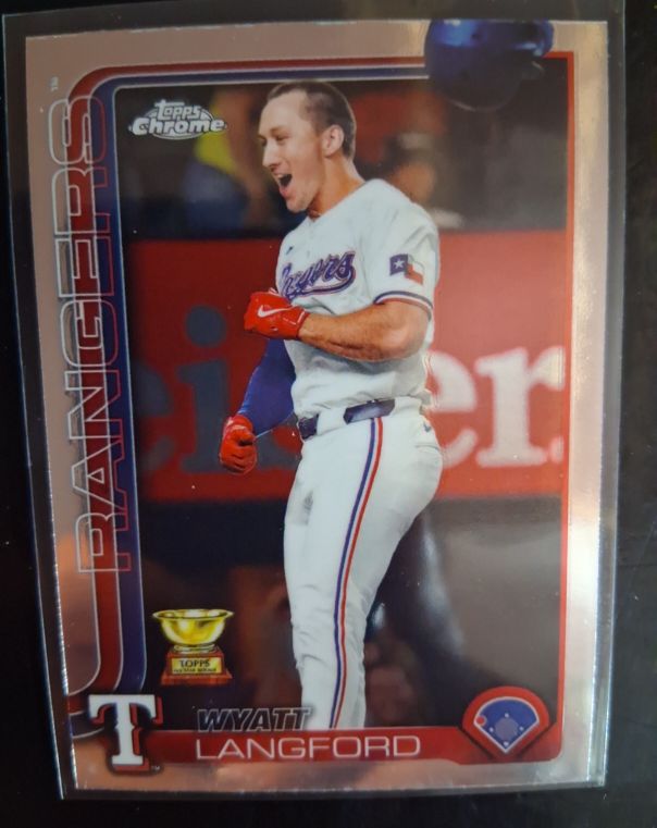 2025 Topps Chrome #68 Wyatt Langford — front