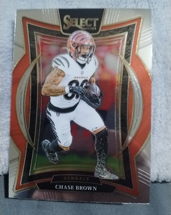 2024 Panini Select #18 Chase Brown Cincinnati Bengals — front
