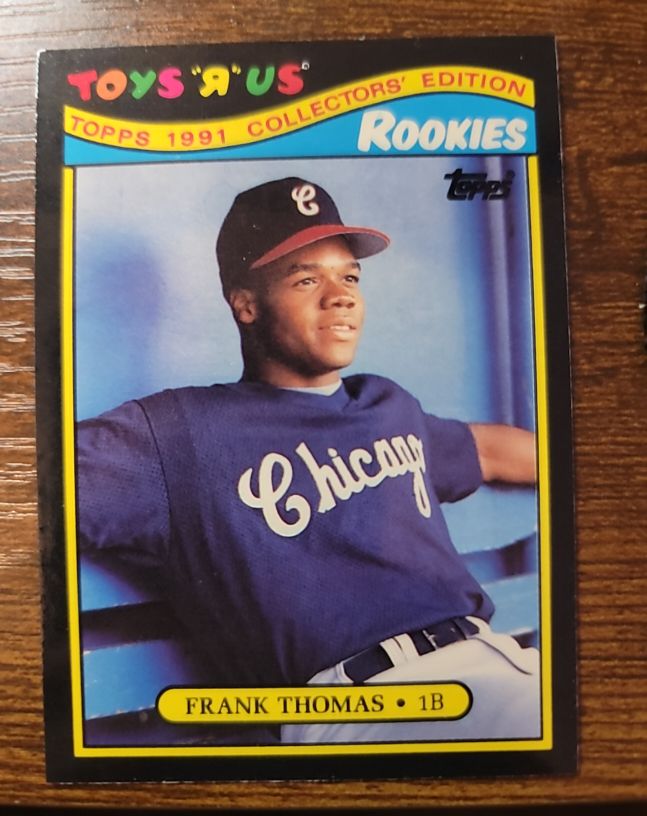 1991 Topps Toys R Us Rookies #27 Frank Thomas — front