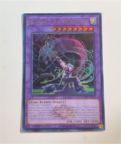 2019 Yu-Gi-Oh! BLMM-EN079 Ukiyoe-P.U.N.K. Rising Carp — front