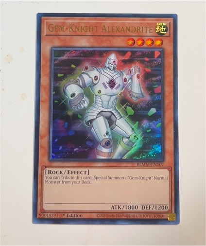 2020 Yu-Gi-Oh! BLMM-EN107 Gem-Knight Alexandrite — front