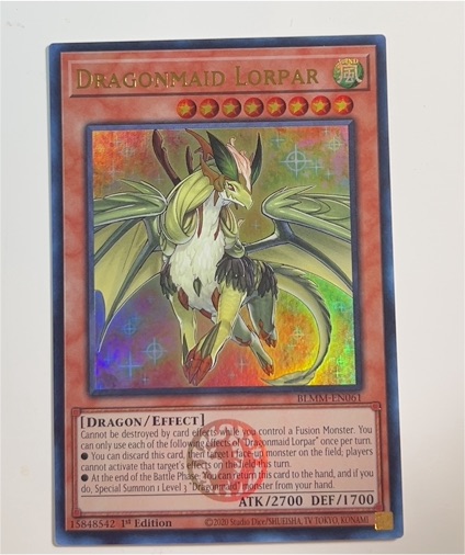 2020 Yu-Gi-Oh! BLMM-EN061 Dragonmaid Lorpar — front