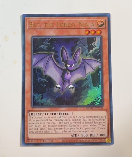 2020 Yu-Gi-Oh! BLMM-EN034 Bat, the Forest Ninja — front