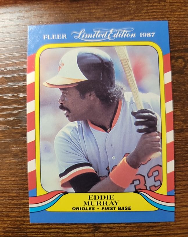 1987 Fleer Limited Edition #31 Eddie Murray — front