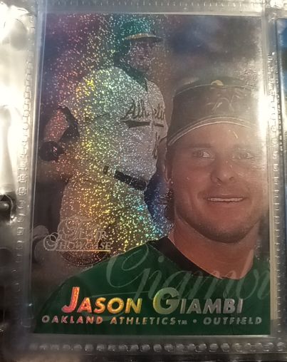 1997 Flair Showcase #171 Jason Giambi — front