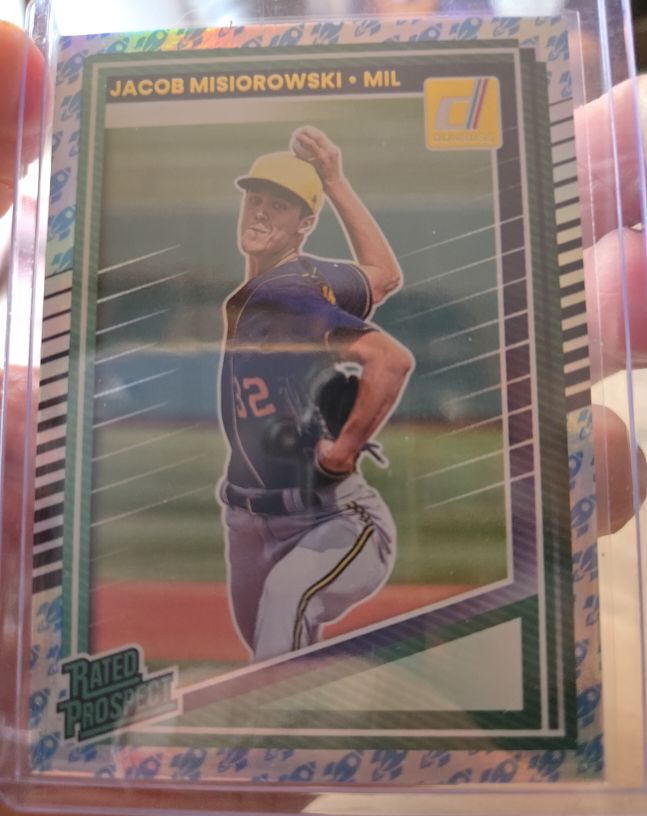 2025 Donruss Rated Prospects #128 Jacob Misiorowski — front