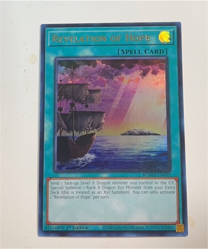 2020 Yu-Gi-Oh! BLMM-EN039 Revelation of Hope — front