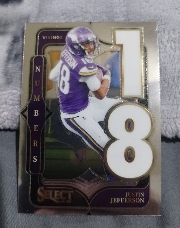 2024 Panini Select #1 Justin Jefferson — front
