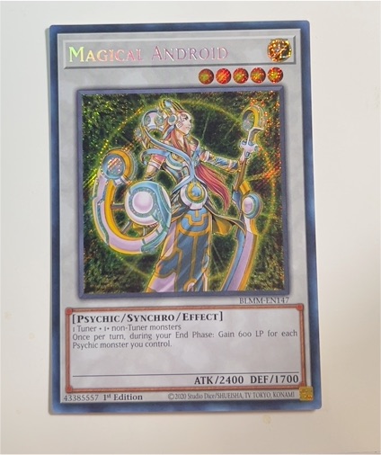 2020 Yu-Gi-Oh! BLMM-EN147 Magical Android — front