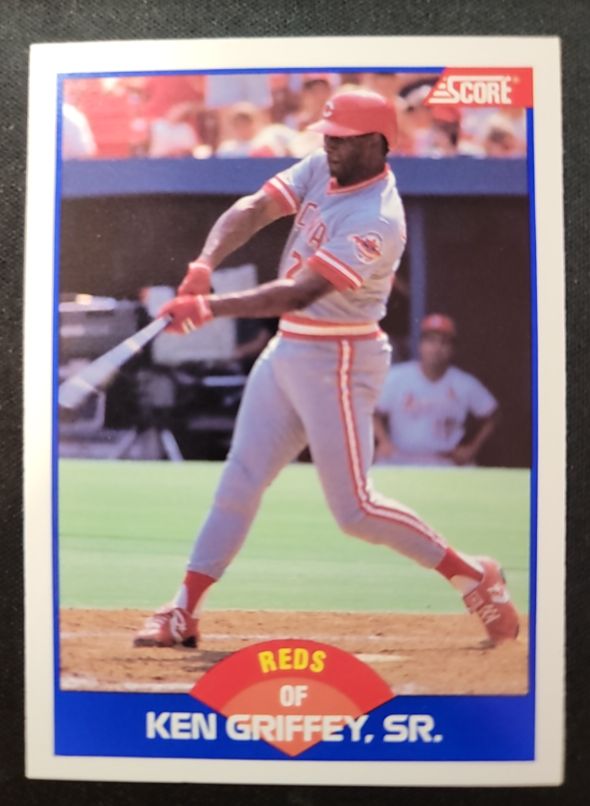 1989 Score #609 Ken Griffey, Sr. — front