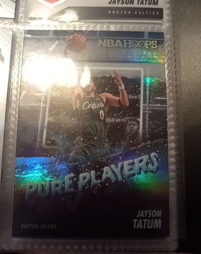 2023-24 Panini NBA Hoops #5 Jayson Tatum Pure Players Boston Celtics — front