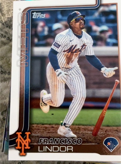 2025 Topps Series 1 #350 Francisco Lindor — front