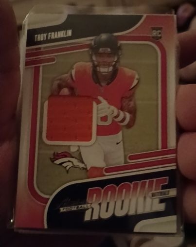 2024 Panini Absolute #ARM-TFN Troy Franklin Rookie Materials — front