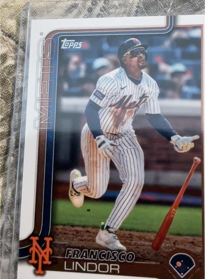 2025 Topps Series 1 #350 Francisco Lindor — front