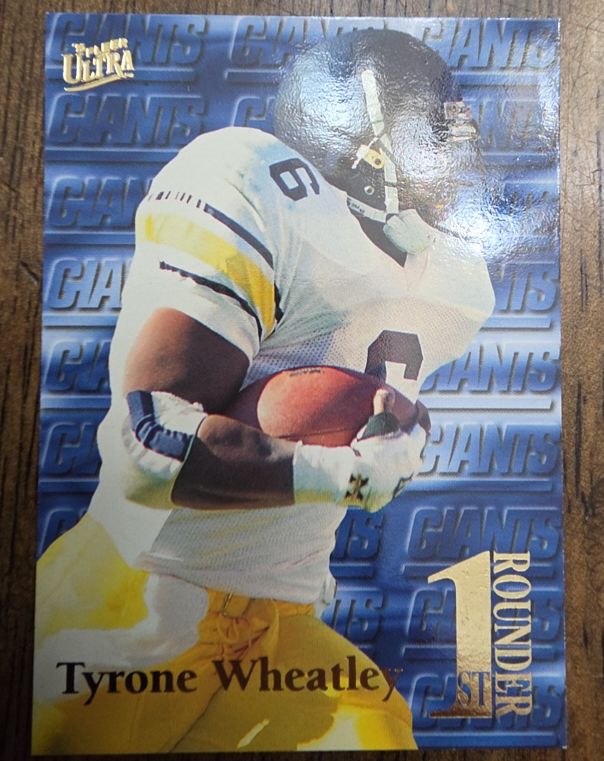 1995 Fleer Ultra 1st Rounder #20 Tyrone Wheatley — front