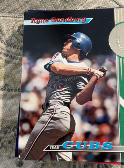 1989 Score #316 Ryne Sandberg — front