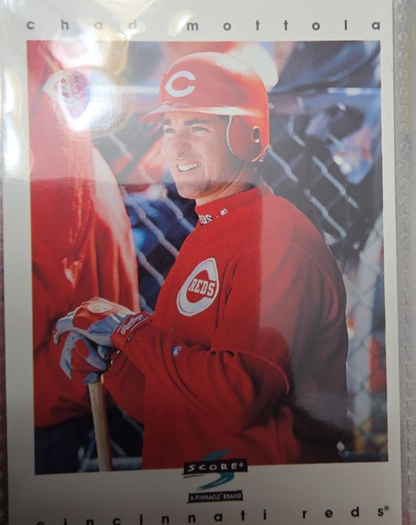 1997 Score #23 Chad Mottola Cincinnati Reds — front