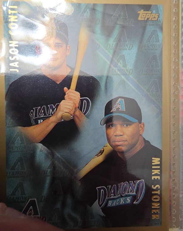 1998 Topps #252 Jason Conti / Mike Stoner Arizona Diamondbacks — front