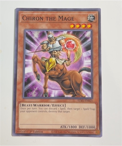 2000 Yu-Gi-Oh! STAX-EN021 Chiron the Mage — front