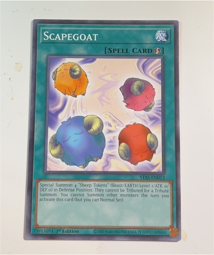 2020 Yu-Gi-Oh! SDAS-EN023 Scapegoat — front