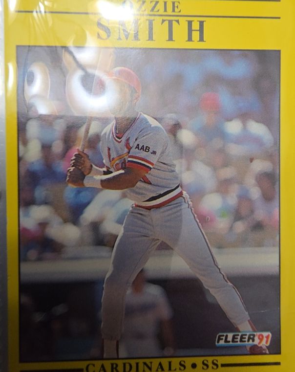 1991 Fleer #646 Ozzie Smith — front