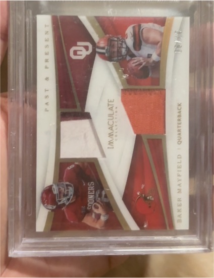 2018 Panini Immaculate Collection Past & Present #PA1 Baker Mayfield — front
