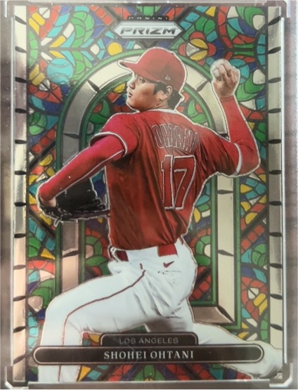 2022 Panini Prizm Stained Glass #SG-3 Shohei Ohtani — front