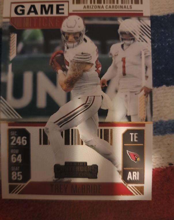 2024 Panini Contenders #1 Trey McBride Season Ticket — front