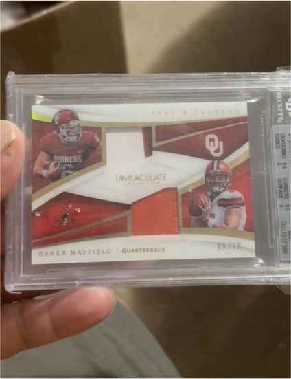 2018 Panini Immaculate Collection Past & Present #PA1 Baker Mayfield — front