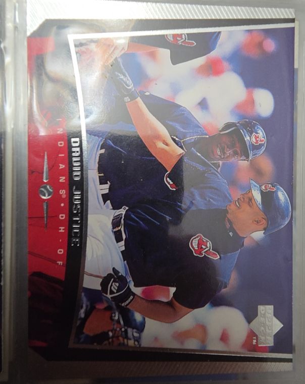 1997 Upper Deck #40 David Justice — front