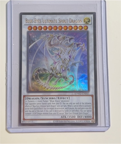 2010 Yu-Gi-Oh! SDWD-EN043 Blue-Eyes Ultimate Spirit Dragon — front