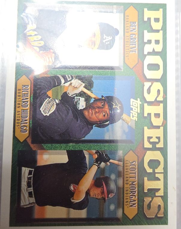 1997 Topps #488 Ben Grieve / Richard Hidalgo / Scott Morgan — front