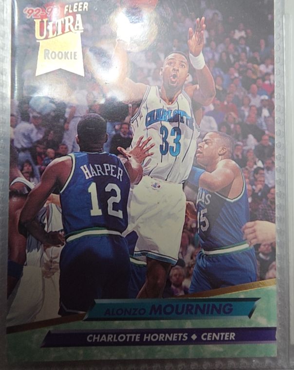 1992-93 Fleer Ultra #234 Alonzo Mourning Rookie — front