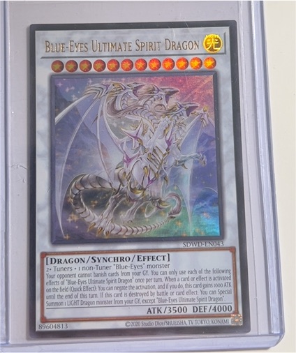 2020 Yu-Gi-Oh! SDWD-EN043 Blue-Eyes Ultimate Spirit Dragon — front