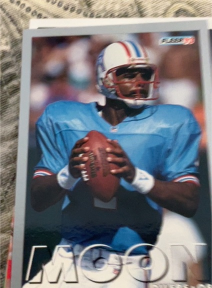 1992 Fleer Football #13D Warren Moon — front