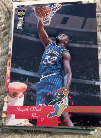 1995-96 Upper Deck Collector's Choice #202 Shaquille O'Neal — front