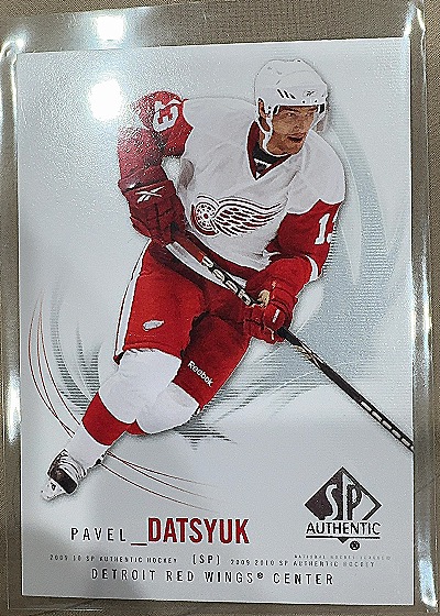 2009-10 SP Authentic #82 Pavel Datsyuk — front