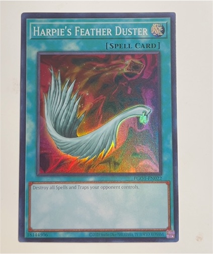 2020 Yu-Gi-Oh! EG01-EN022 Harpie's Feather Duster — front
