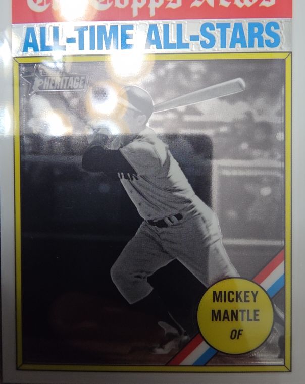 2025 Topps Heritage #349 Mickey Mantle — front