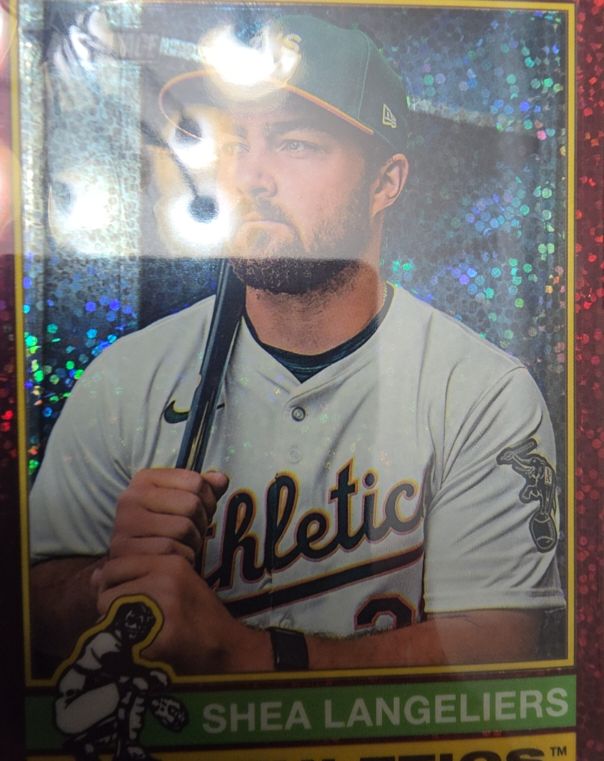 2025 Topps Heritage #446 Shea Langeliers — front